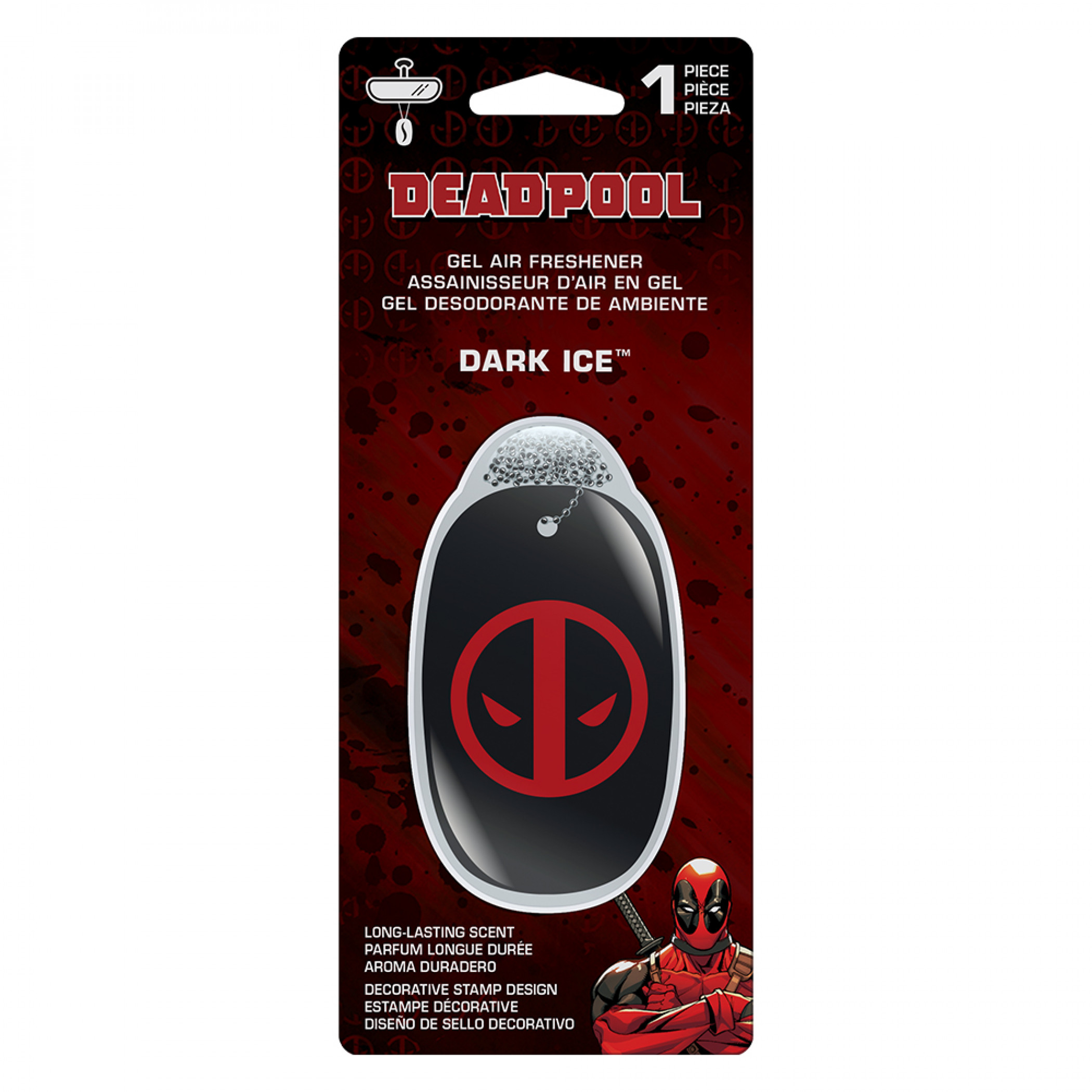 Deadpool Symbol Dark Ice Gel Air Freshener